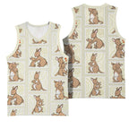 Kangaroo Australia Mother's Day Basketball Jersey Mum and Joey Memory Aboriginal Stamp Seamless Style