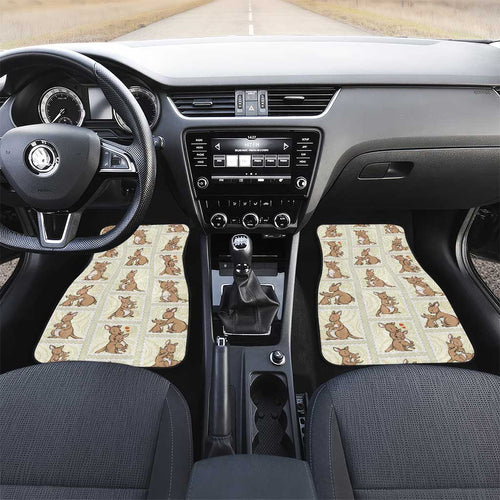 Kangaroo Australia Mother's Day Car Mats Mum and Joey Memory Aboriginal Stamp Seamless Style