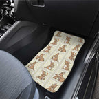 Kangaroo Australia Mother's Day Car Mats Mum and Joey Memory Aboriginal Stamp Seamless Style