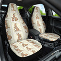 Kangaroo Australia Mother's Day Car Seat Cover Mum and Joey Memory Aboriginal Stamp Seamless Style