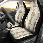 Kangaroo Australia Mother's Day Car Seat Cover Mum and Joey Memory Aboriginal Stamp Seamless Style