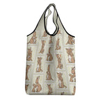 Kangaroo Australia Mother's Day Grocery Bag Mum and Joey Memory Aboriginal Stamp Seamless Style