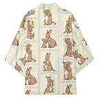 Kangaroo Australia Mother's Day Kimono Mum and Joey Memory Aboriginal Stamp Seamless Style