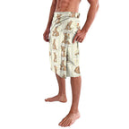 Kangaroo Australia Mother's Day Lavalava Mum and Joey Memory Aboriginal Stamp Seamless Style