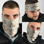 Kangaroo Australia Mother's Day Neck Gaiter Mum and Joey Memory Aboriginal Stamp Seamless Style