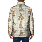 Kangaroo Australia Mother's Day Padded Jacket Mum and Joey Memory Aboriginal Stamp Seamless Style