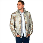 Kangaroo Australia Mother's Day Padded Jacket Mum and Joey Memory Aboriginal Stamp Seamless Style