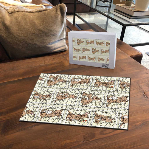 Kangaroo Australia Mother's Day Puzzle Mum and Joey Memory Aboriginal Stamp Seamless Style