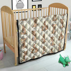 Kangaroo Australia Mother's Day Quilt Mum and Joey Memory Aboriginal Stamp Seamless Style