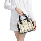 Kangaroo Australia Mother's Day Shoulder Handbag Mum and Joey Memory Aboriginal Stamp Seamless Style