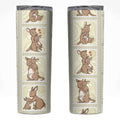 Kangaroo Australia Mother's Day Skinny Tumbler Mum and Joey Memory Aboriginal Stamp Seamless Style