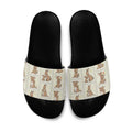 Kangaroo Australia Mother's Day Slide Sandals Mum and Joey Memory Aboriginal Stamp Seamless Style