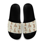 Kangaroo Australia Mother's Day Slide Sandals Mum and Joey Memory Aboriginal Stamp Seamless Style