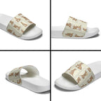 Kangaroo Australia Mother's Day Slide Sandals Mum and Joey Memory Aboriginal Stamp Seamless Style