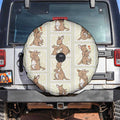 Kangaroo Australia Mother's Day Spare Tire Cover Mum and Joey Memory Aboriginal Stamp Seamless Style