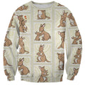 Kangaroo Australia Mother's Day Sweatshirt Mum and Joey Memory Aboriginal Stamp Seamless Style
