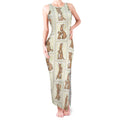 Kangaroo Australia Mother's Day Tank Maxi Dress Mum and Joey Memory Aboriginal Stamp Seamless Style