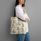 Kangaroo Australia Mother's Day Tote Bag Mum and Joey Memory Aboriginal Stamp Seamless Style
