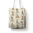 Kangaroo Australia Mother's Day Tote Bag Mum and Joey Memory Aboriginal Stamp Seamless Style