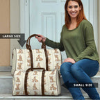 Kangaroo Australia Mother's Day Travel Bag Mum and Joey Memory Aboriginal Stamp Seamless Style