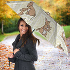 Kangaroo Australia Mother's Day Umbrella Mum and Joey Memory Aboriginal Stamp Seamless Style