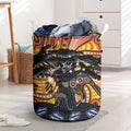 Australia Mother's Day Personalised Laundry Basket Kangaroo With Aboriginal Tree Art
