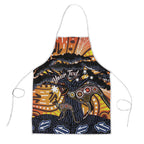 Australia Mother's Day Personalised Apron Kangaroo With Aboriginal Tree Art