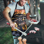 Australia Mother's Day Personalised Apron Kangaroo With Aboriginal Tree Art
