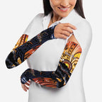 Australia Mother's Day Personalised Arm Sleeves Kangaroo With Aboriginal Tree Art