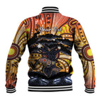 Australia Mother's Day Personalised Baseball Jacket Kangaroo With Aboriginal Tree Art