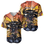 Australia Mother's Day Personalised Baseball Jersey Kangaroo With Aboriginal Tree Art