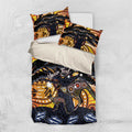 Australia Mother's Day Personalised Bedding Set Kangaroo With Aboriginal Tree Art