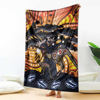 Australia Mother's Day Personalised Blanket Kangaroo With Aboriginal Tree Art