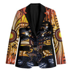 Australia Mother's Day Personalised Blazer Kangaroo With Aboriginal Tree Art