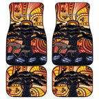 Australia Mother's Day Personalised Car Mats Kangaroo With Aboriginal Tree Art
