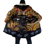 Australia Mother's Day Personalised Cloak Kangaroo With Aboriginal Tree Art