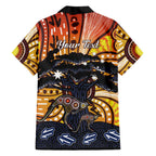 Australia Mother's Day Personalised Hawaiian Shirt Kangaroo With Aboriginal Tree Art