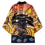 Australia Mother's Day Personalised Kimono Kangaroo With Aboriginal Tree Art