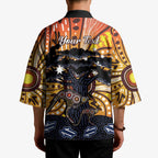 Australia Mother's Day Personalised Kimono Kangaroo With Aboriginal Tree Art