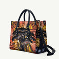Australia Mother's Day Personalised Leather Bag Kangaroo With Aboriginal Tree Art