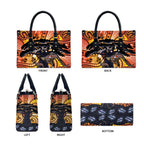 Australia Mother's Day Personalised Leather Bag Kangaroo With Aboriginal Tree Art