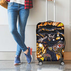 Australia Mother's Day Personalised Luggage Cover Kangaroo With Aboriginal Tree Art