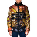 Australia Mother's Day Personalised Padded Jacket Kangaroo With Aboriginal Tree Art