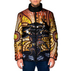 Australia Mother's Day Personalised Padded Jacket Kangaroo With Aboriginal Tree Art