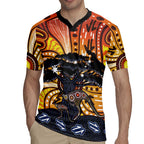 Australia Mother's Day Personalised Rugby Jersey Kangaroo With Aboriginal Tree Art
