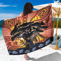 Australia Mother's Day Personalised Sarong Kangaroo With Aboriginal Tree Art