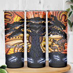 Australia Mother's Day Personalised Skinny Tumbler Kangaroo With Aboriginal Tree Art