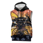Australia Mother's Day Personalised Sleeveless Hoodie Kangaroo With Aboriginal Tree Art