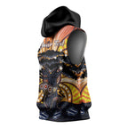 Australia Mother's Day Personalised Sleeveless Hoodie Kangaroo With Aboriginal Tree Art