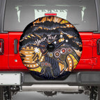 Australia Mother's Day Personalised Spare Tire Cover Kangaroo With Aboriginal Tree Art